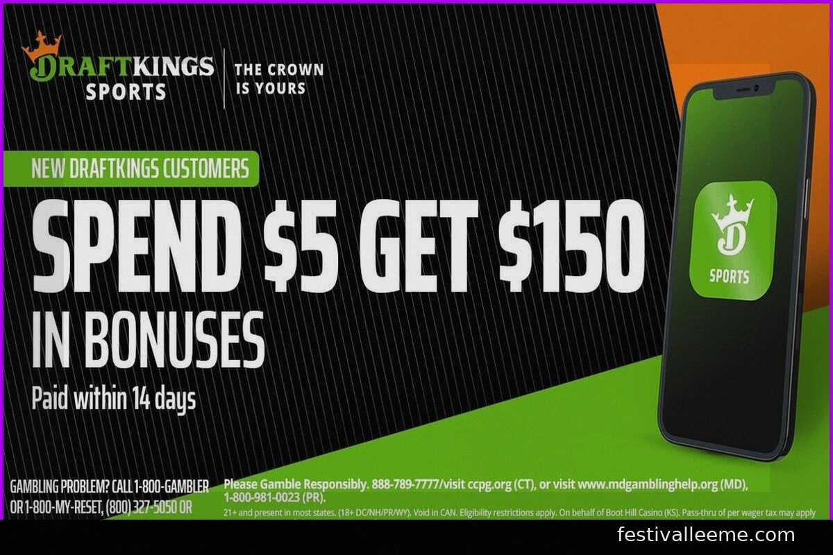 Promoción DraftKings: Obtén $150 en apuestas bonificadas con el código DraftKings